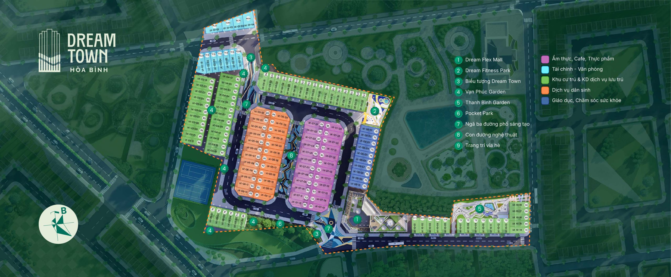 Dream Town Hòa Bình - Thị trấn phồn hoa giữa đại ngàn