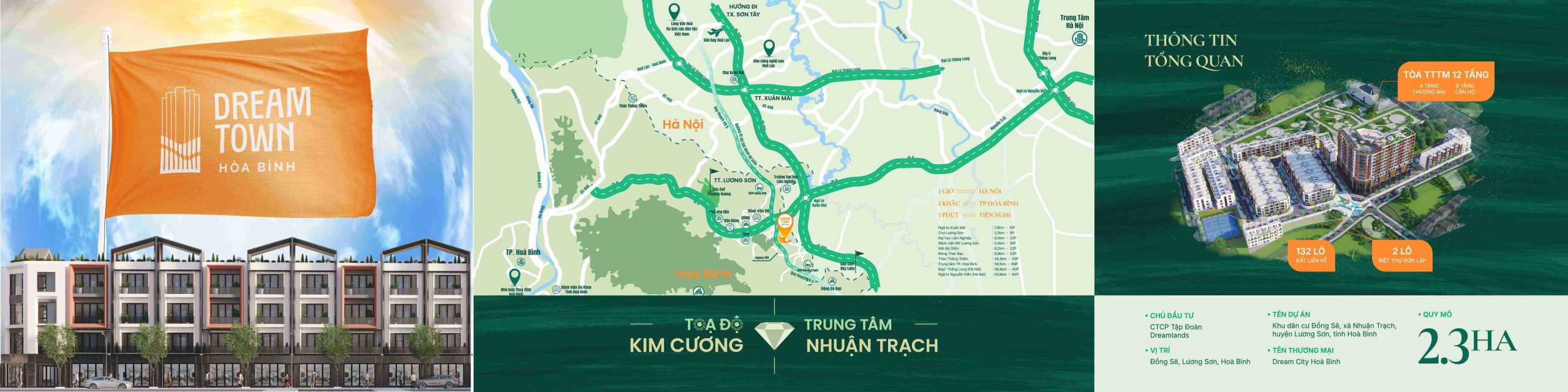 Dream Town Hòa Bình _ Thị trấn phồn hoa giữa đại ngàn