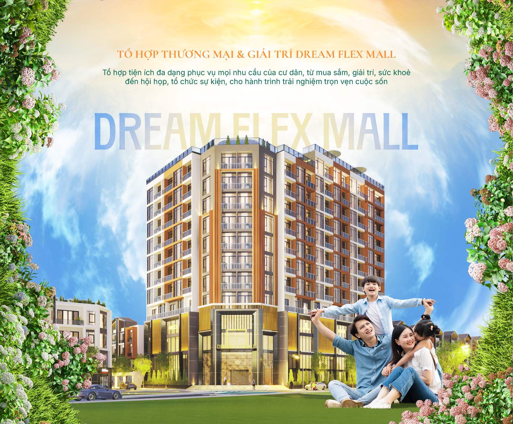 Tổ hợp trung tâm thương mại đầu tiên tại Lương Sơn Hòa Bình tại dự án Dream Town Hòa Bình