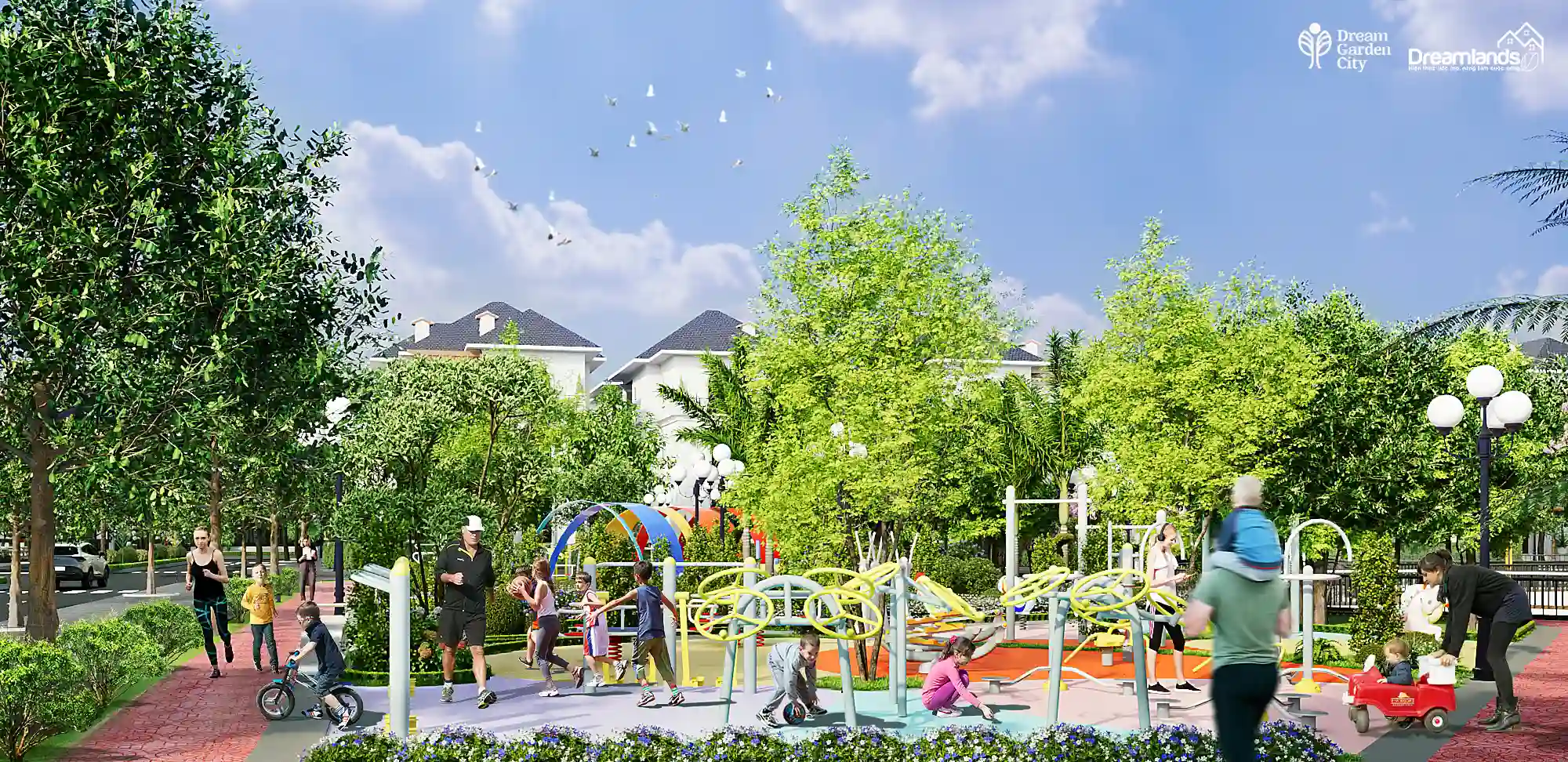 Cuộc sống an cư hạnh phúc và tiện nghi tại Dream Garden City