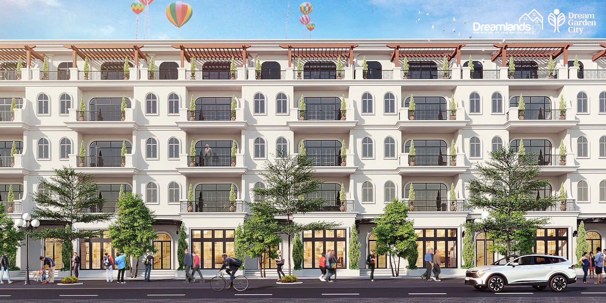 Shophouse tại Dream Garden City - Thành Phố Vườn Thịnh Vượng