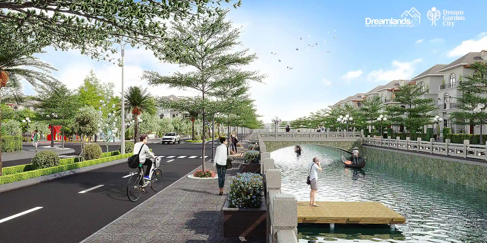 Không gian nghỉ dưỡng tái tạo năng lượng trong lành tại Dream Garden City Lương Sơn Hòa Bình