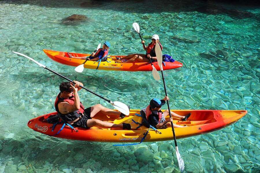 Trải nghiệm chèo thuyền kayak ven sông Dream River