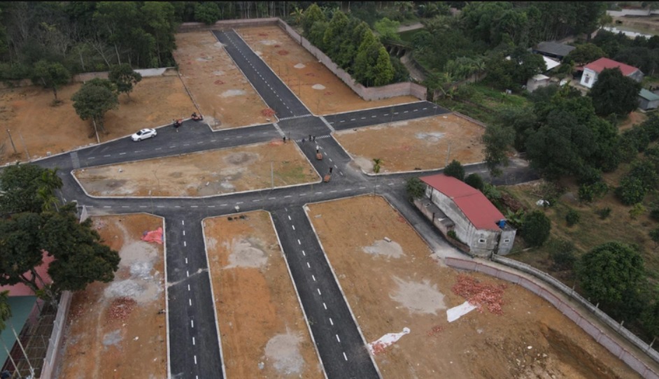 Khu đất phân lô gần Vành đai 5 chưa có hạ tầng và tiện ích đồng bộ
