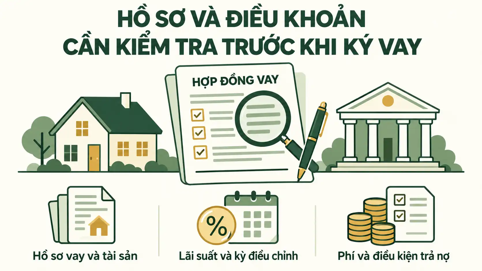 Những lưu ý trước khi vay ngân hàng mua nhà