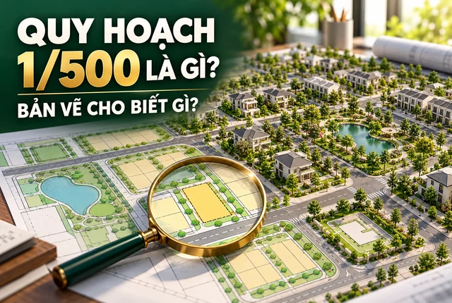 Quy hoạch 1/500 là gì? Nhìn vào bản vẽ biết được gì?